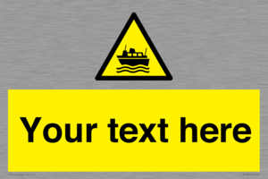 Custom warning ferries crossing vessels